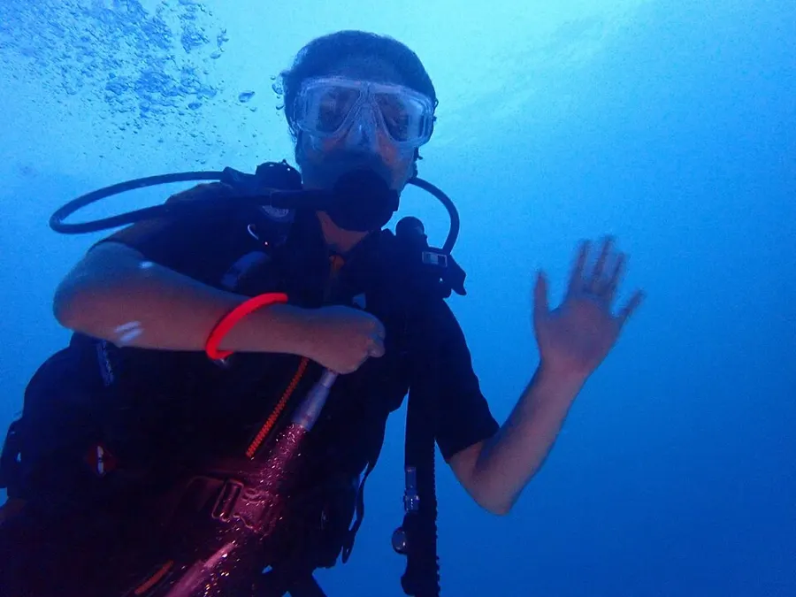 Night Dive with Bioluminescence